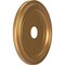 Ekena Millwork Traditional PVC Medallion (Canopies up to 11 1/2"), 19"OD x 3 1/2"ID x 1 1/2"P, Bright Coat Gold CMP19TRBGL - alternate 5